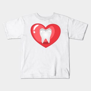 I love my teeth Kids T-Shirt